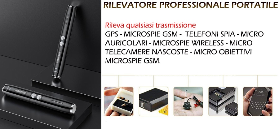 Rilevatore microspie professionale, telecamere nascoste, SPY SPIE