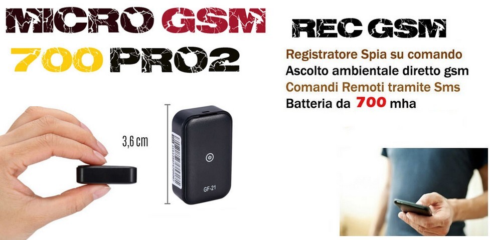 Microspia gsm nascosta in lampada - Il Detective